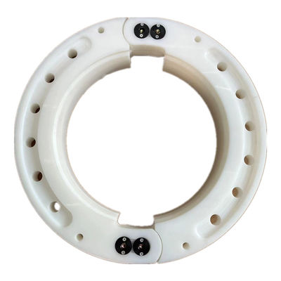 La roue plate de course blanche de polymère insère la protection de pneu d'appartement de preuve de balle
