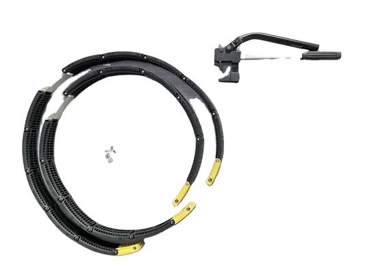Dispositif plat de 17 de pouce 18inch de course bandes de sécurité pour le véhicule utilitaire de SUV d'ambulance de pompe à incendie
