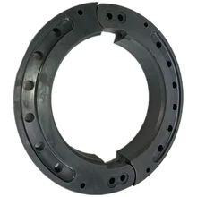 Polyuréthane de qualité militaire, pneus à roulement plat, inserts, résistance à l'abrasion, pneus à roulement plat, certifiés CE/ISO