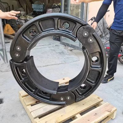 245 70/R22.5 Véhicule blindé lourd Military Run Plate Insert Proof Bullet Run Système plat Pneus solides
