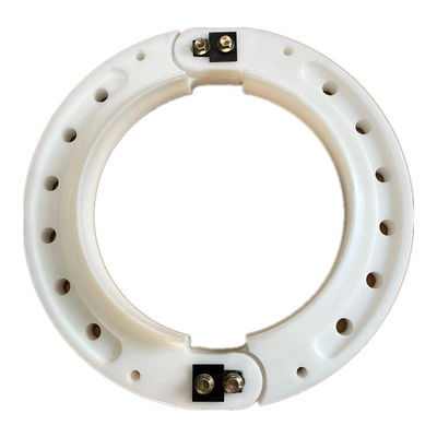 La roue plate de course blanche de polymère insère la protection de pneu d'appartement de preuve de balle